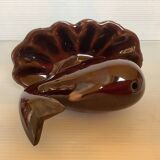 Zoomorphic whale ring cup