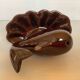Whale-shaped pocket ashtray