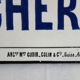 Enameled plaque “No smoking and spitting” 40s/50s