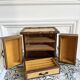 Vintage bamboo 3-drawer chest of drawers jewelry box