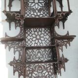 Oriental wooden shelf