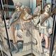 Six-panel painted screen, 20th century