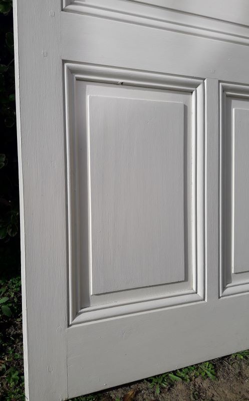Old translucent glazed communication door 82.5x214.2cm (2)