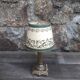 Lampe de chevet ancienne, pied laiton 1940