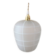 1950s frosted glass pendant light