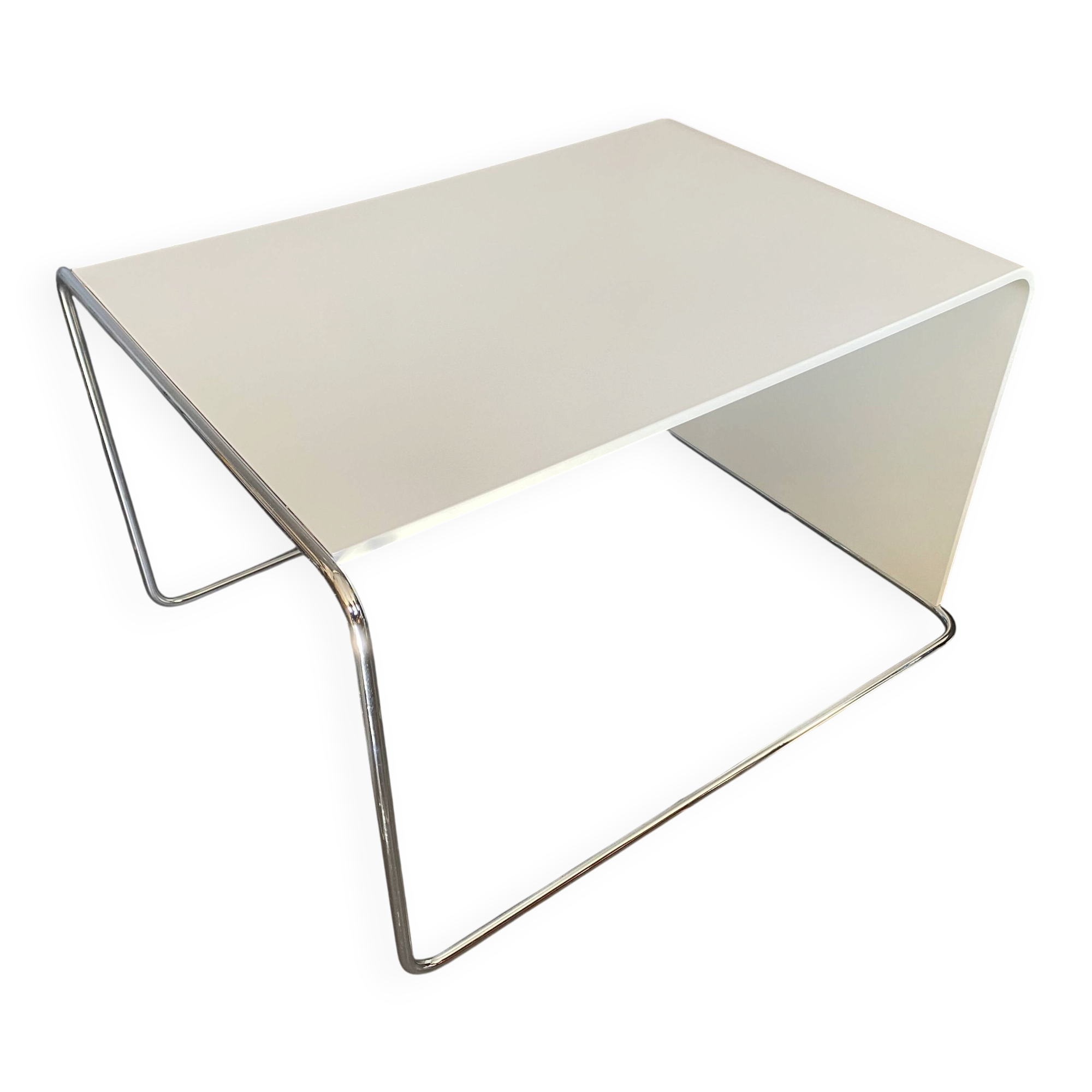 White multifunctional design coffee table