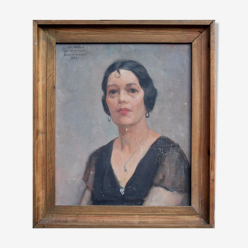 Portrait d'une dame corse madame Arrighi