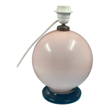 Pink sphere lamp stand