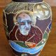 Set of 2 Japanese Satsuma ceramic vases