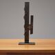 Art deco sculpture in patinated metal, 1930s