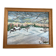 Winter landscape under snow oil on canvas signed