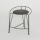 6 silver moon stools by Pascal Mourgue for Fermob 1985