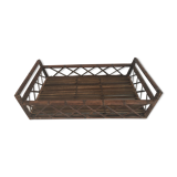 Old openwork bamboo basket