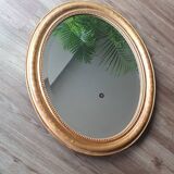 Grand miroir ovale
