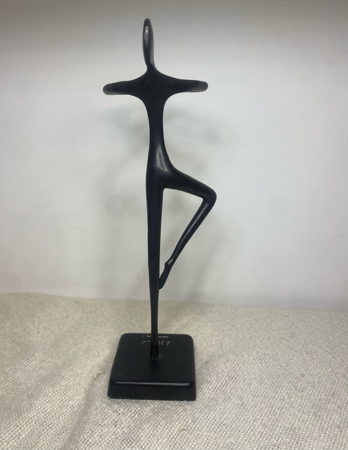 Bronze abstract ballerina statue Bodrul Khalique