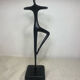 Bronze abstract ballerina statue Bodrul Khalique