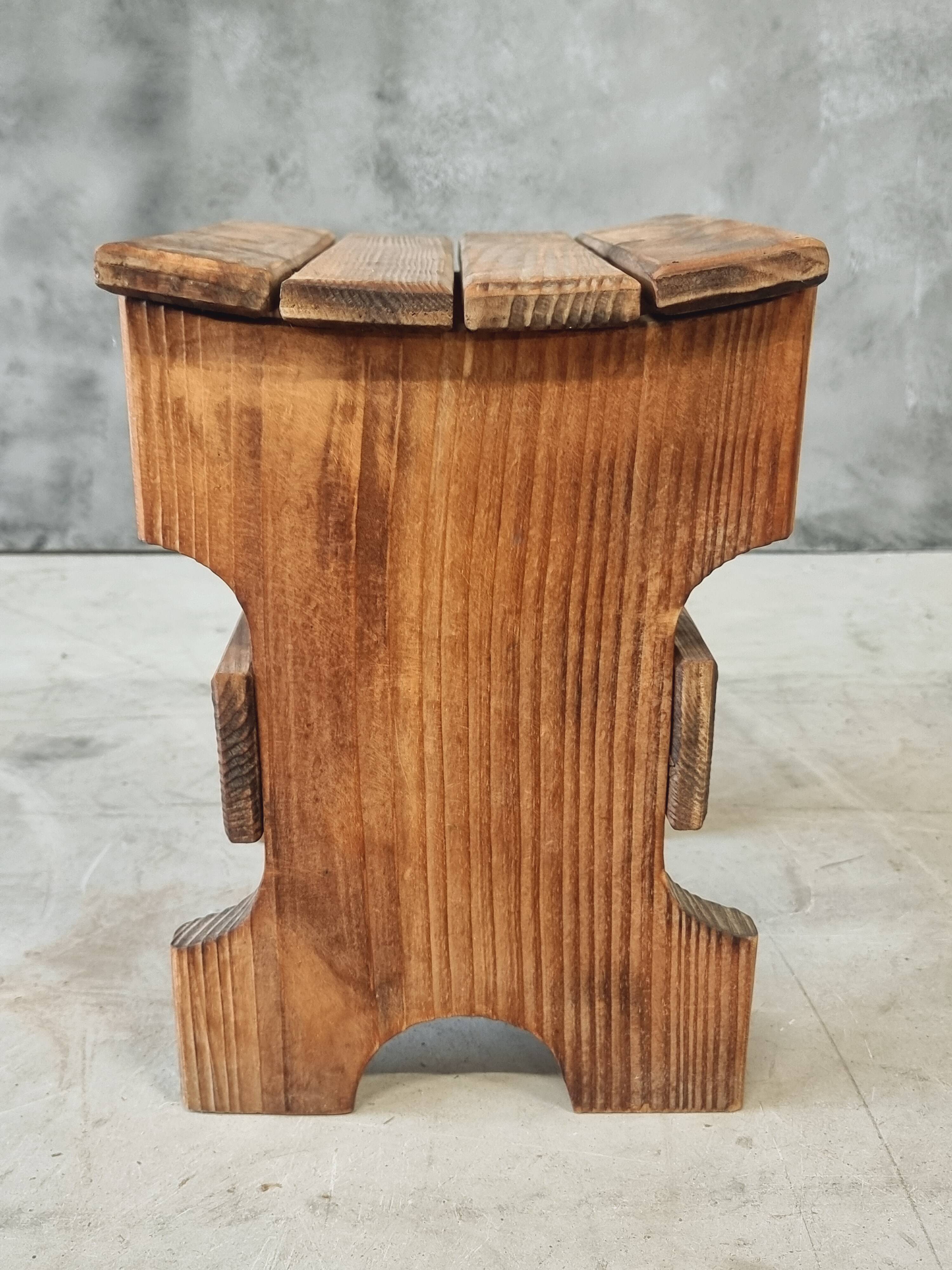 Vintage stool footstool plant table side table