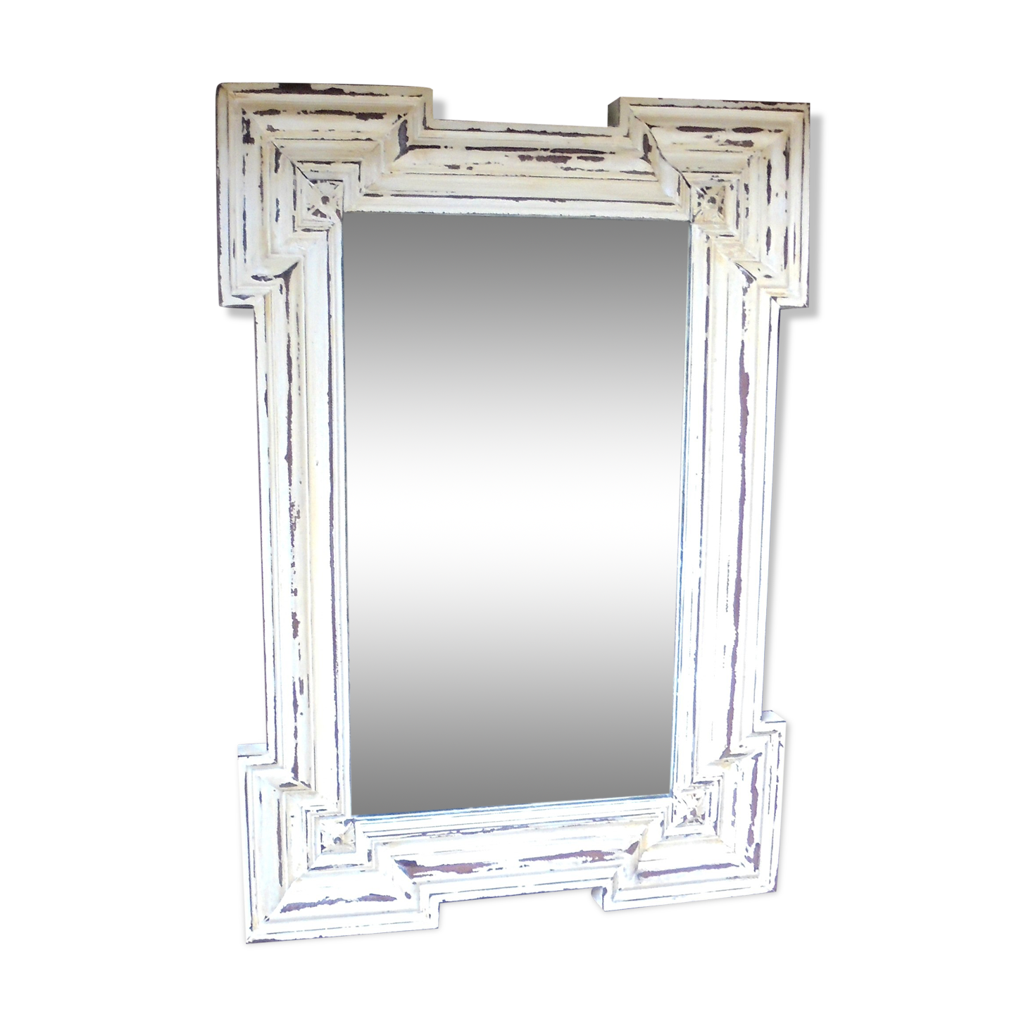 Old bevelled mirror