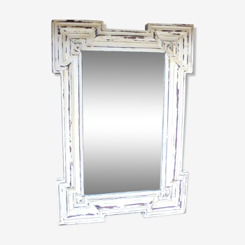 Ancien miroir biseauté