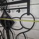 Art Deco coat rack wardrobe in wrought iron from the 1930s.