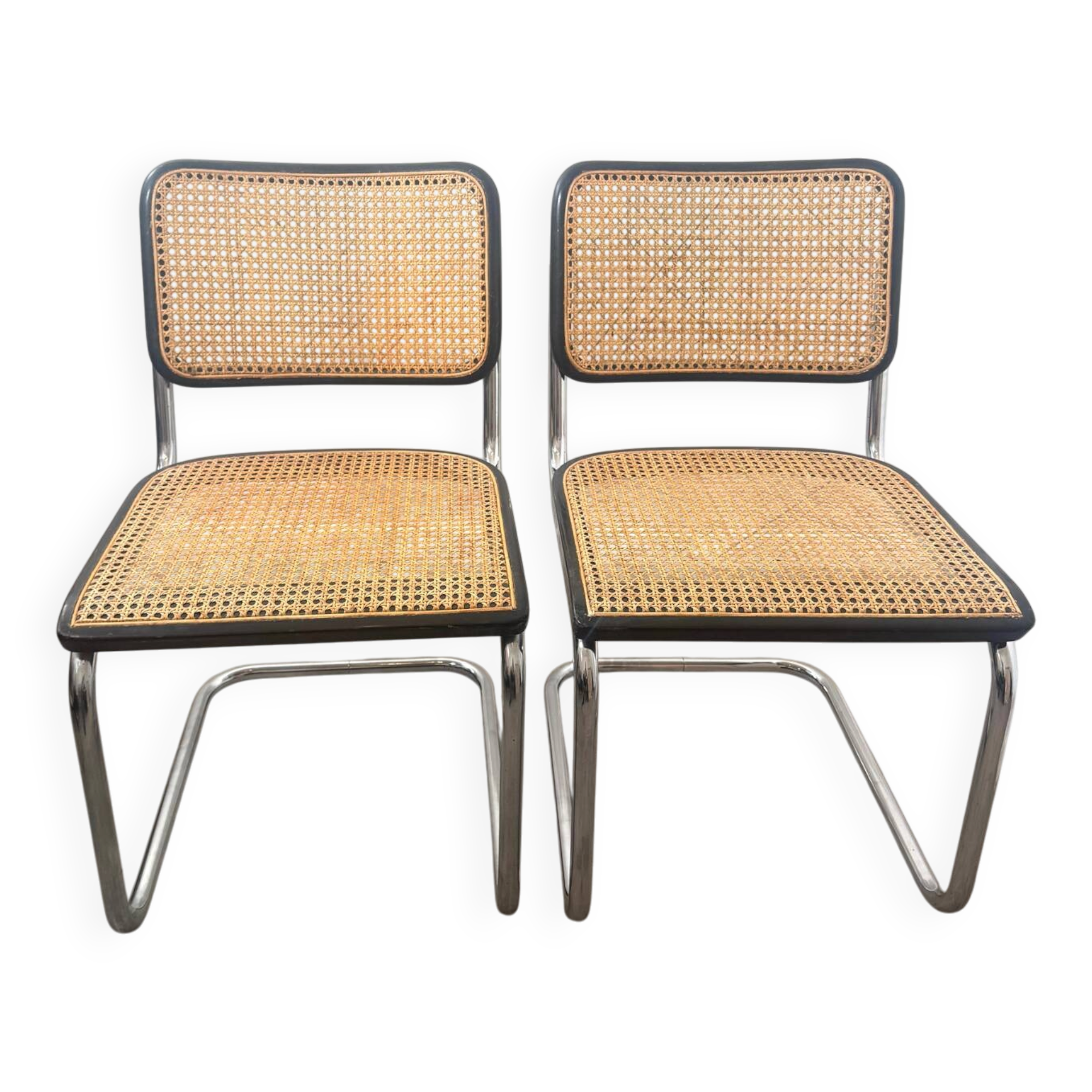 Authentic Pair of Breuer Thonet S32 Chairs –