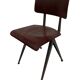 Chaise industrielle Galvanitas S16 Pagholz Pays-Bas 60's