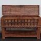 Console coffre en bois