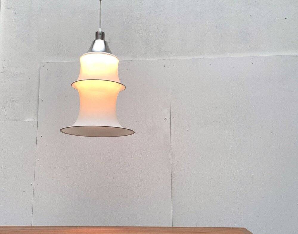 Falkland suspension lamp model by Bruno Munari for Danese Milano.