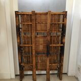 Foldable bamboo shelf