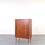 Mid-Century Danish Teak Chest of Drawers, 1960s.