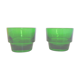 Lot of 2 green cockroaches design scandinage 80s