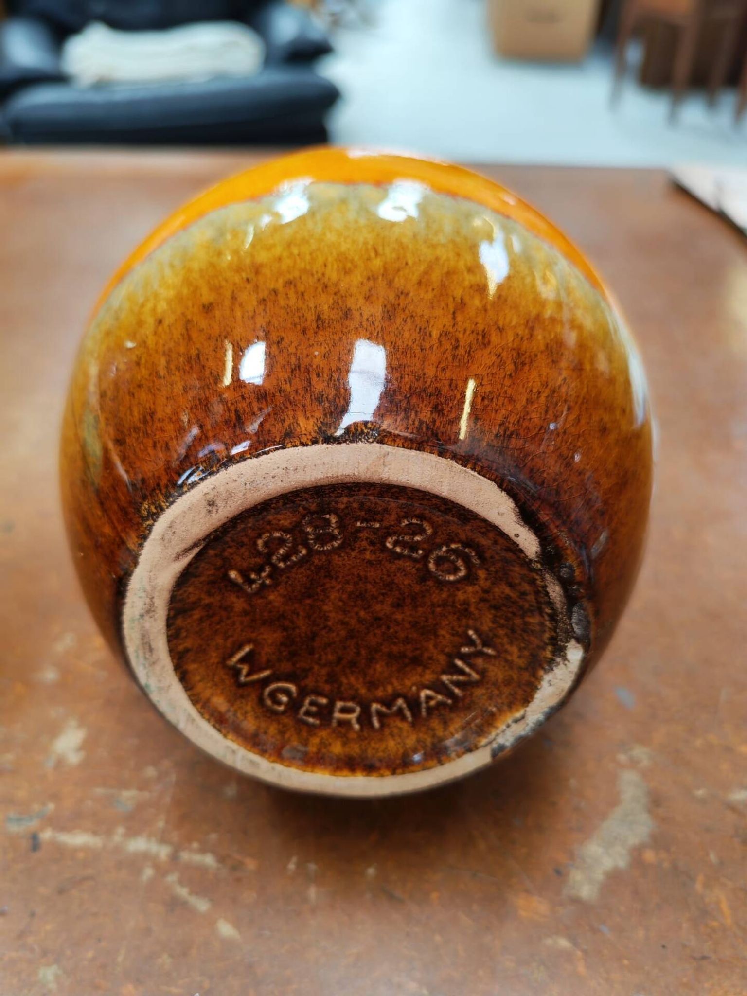 Vase pichet vintage Scheurich Keramik 428-26 en céramique West Germany