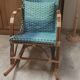 Rocking-chair en rotin