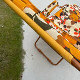 Deckchair chaise longue year 70
