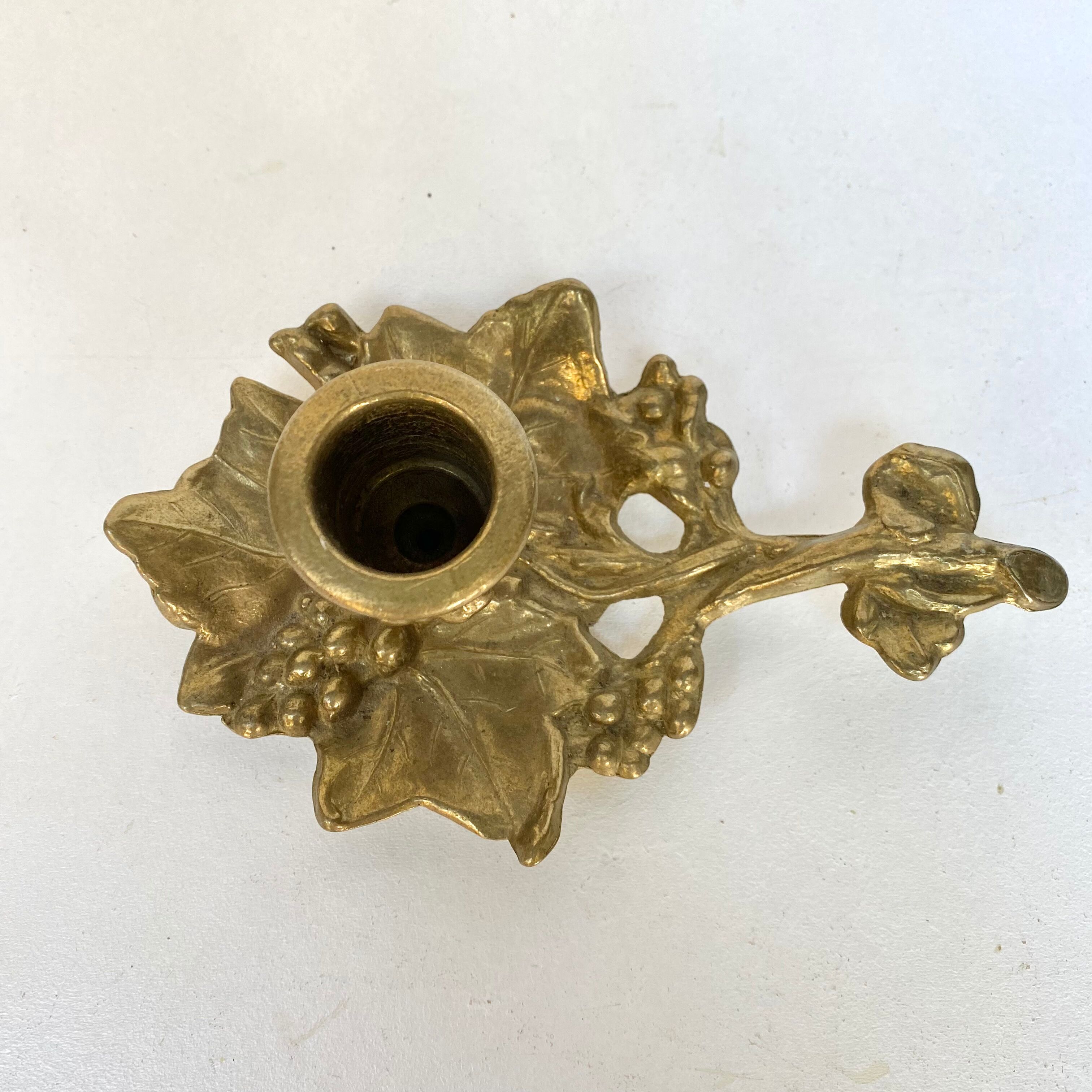 Brass candle holder