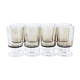 Luminarc Sweden Set of 8 white wine glasses, smoked brown colour