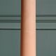 Bougeoir colonne terracotta