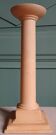 Terracotta column candlestick