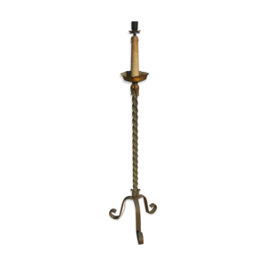 Lampadaire fer forgé années 40