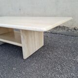 Travertine coffee table