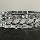 Vintage crystal shell ashtray