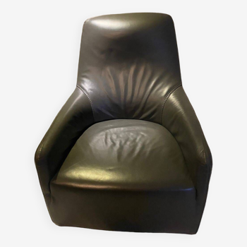 Minotti leather armchair
