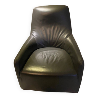 Minotti leather armchair