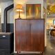 Buffet 2 portes scandinave 1950