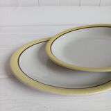 4 plates (2 deep, 2 flat)