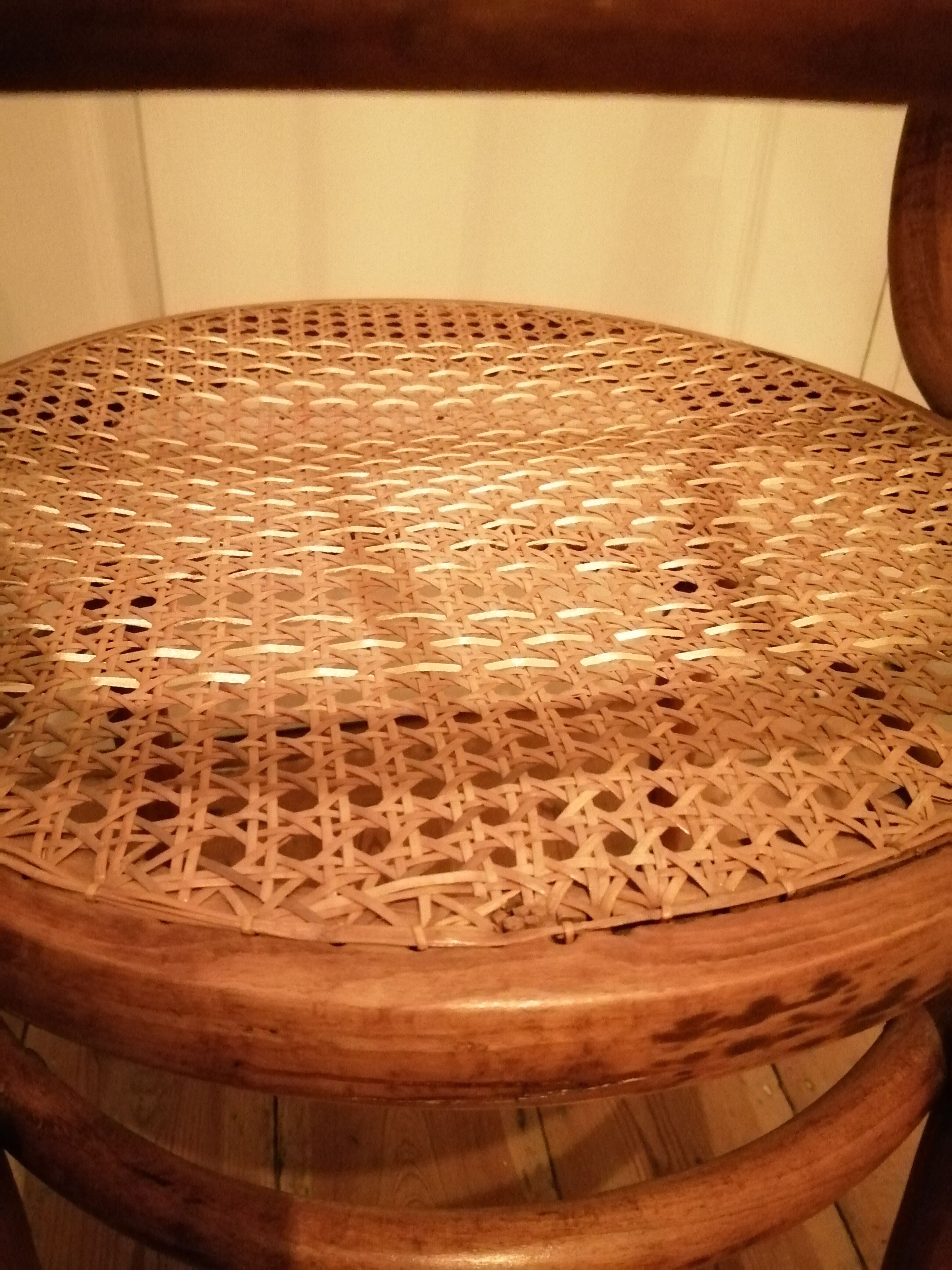 Fauteuil canné
