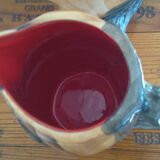 Duo of ceramics "wood" of Vallauris