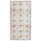 1970s Turkish Oushak Handmade Wool Cotton Beige Area Rug 101x191