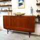 Buffet/commode en teck, Danemark années 60/70, vintage, milieu du siècle moderne
