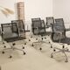 Lot de 8 fauteuils Charles et Ray Eames par Vitra modèle EA 117